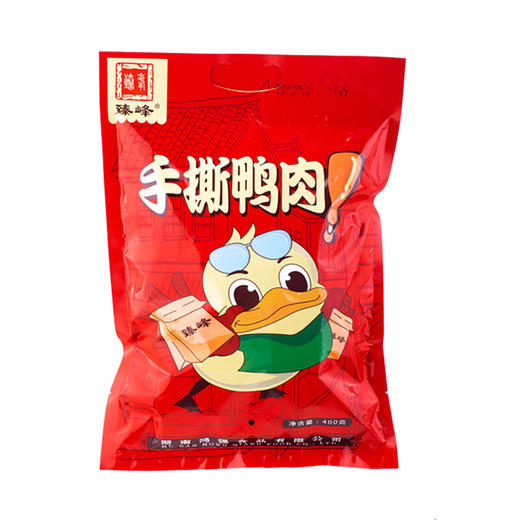臻峰 湖南特产手撕鸭肉大礼包 风干鸭肉零食小吃400g 独立真空小包装 休闲食品 商品图2