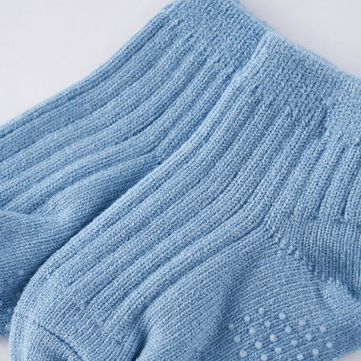 英氏婴儿袜子秋冬季保暖新生儿防脱防掉毛巾袜女童羊毛厚袜四季袜10992786 10992816 10992787 商品图7