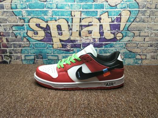 THE TEN OFF-WHITE xNIKE sb DUNK  LOW 332558-101黑白 白红 36-45带半码 商品图1