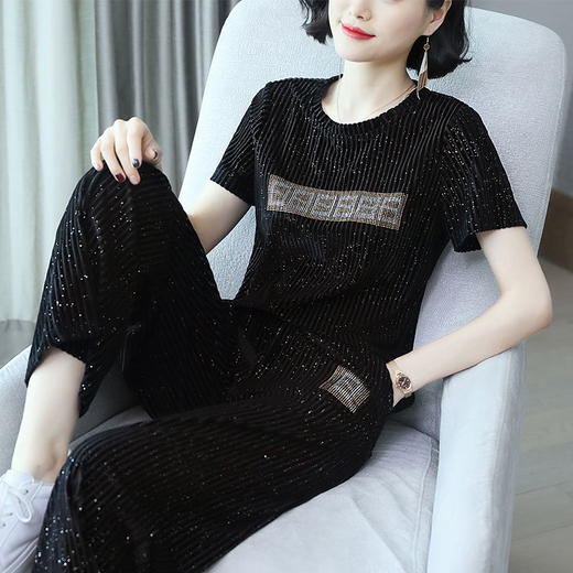 MQ-1170-2005夏季新款时尚洋气高冷御姐风两件套YY 商品图1