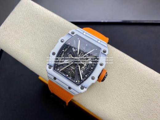 【RICHARD MILLE】理查德 RM12-01NTPT真陀飞轮 非凡运动镂空流线型手表，机芯手动上链机芯，机芯桥板融入赛车底盘的灵感元素，镂空基板以4枚钛合金桥板固定，直接呈现机芯的运动，两支指 商品图6