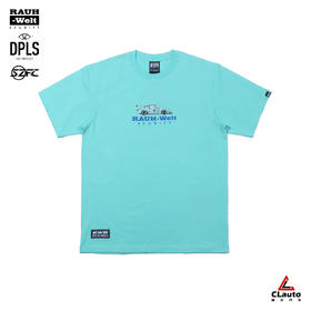 RWB主题 洛杉矶潮牌DPLS 绿色字母印花T恤