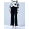 VIMAGE纬漫纪夏款职业干练通勤显瘦直筒裤女百搭西装长裤V1305908 商品缩略图4
