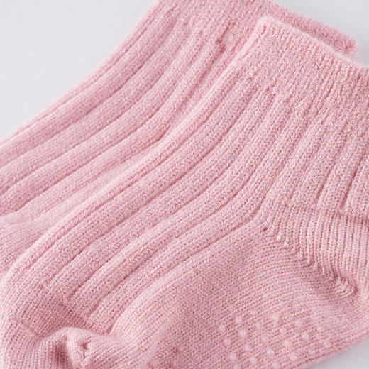 英氏婴儿袜子秋冬季保暖新生儿防脱防掉毛巾袜女童羊毛厚袜四季袜10992786 10992816 10992787 商品图8