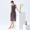 EITIE爱特爱夏季新款时尚减龄包肩袖收腰印花连衣裙女裙5907650 商品缩略图1