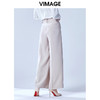 VIMAGE纬漫纪夏款时尚宽松显瘦垂感阔腿裤雪纺轻薄女长裤V1305934 商品缩略图3