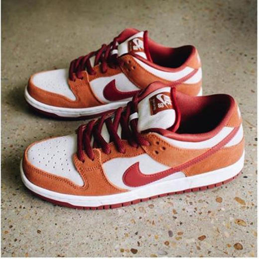 Nike sb Dunk Low 棕色红勾 黑金 黑绿 黑粉 低帮滑板鞋  BQ6817-202 36--45 商品图1