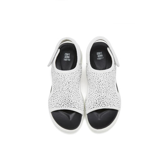 西村名物新春夏厚底舒适魔术贴方便百搭凉鞋X29BG20251 商品图2