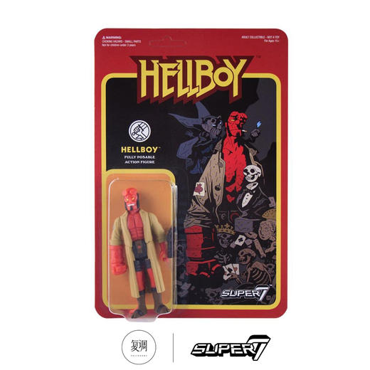 Super7 地狱男爵挂卡 Hellboy ReAction Figure 商品图2
