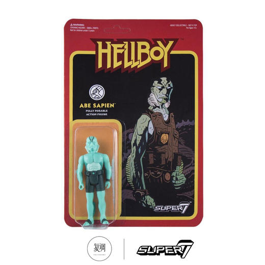 Super7 地狱男爵挂卡 Hellboy ReAction Figure 商品图3