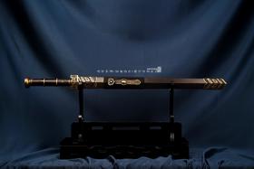 绝影 铜地仿古 密罗纹如意剑 未开刃