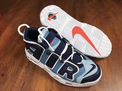 Nike Air More Uptempo 96 QS'Denim' 皮蓬初代系列经典高街百搭休闲运动文化篮球鞋“牛仔丹宁三色 皮蓬全新牛仔布拼接人气配色 商品图2