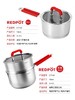 cizzle喜时【至乐】304不锈钢奶锅家用加厚热奶煮面婴儿辅食锅宝宝小汤锅 红柄奶锅 商品缩略图3