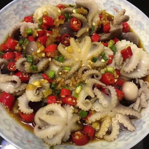 港岛姑娘 码头直发小章鱼爆头短腿迷你八爪鱼爆头爪鱼400克/盒12-15只活冻 商品图5