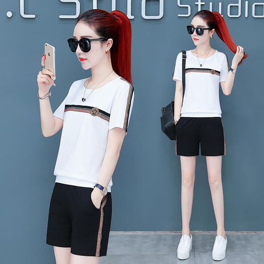 AHM-alnz8212新款显瘦修身时尚气质优雅两件套 商品图1