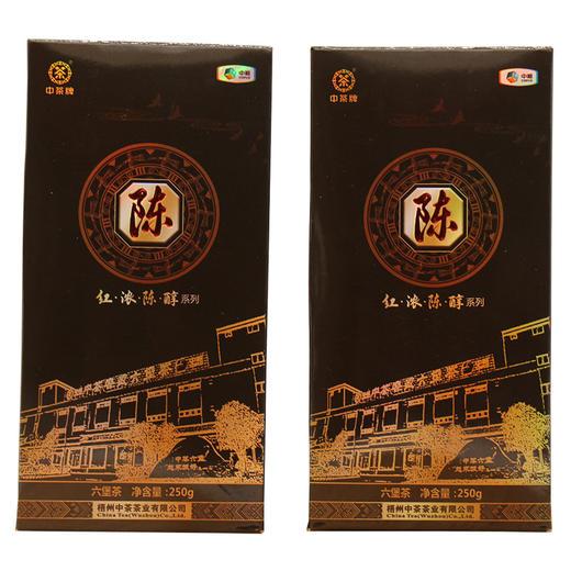 中茶梧州六堡茶红浓陈醇系列 陈盒六堡250g 2013年陈化散茶 商品图0