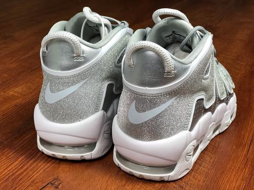 Nike Air More UPTEMPO 耐克皮蓬系列 唯一正确版 篮球鞋 情侣鞋 法兰西  染日不落  黑金  白蓝 葡萄三色 冰淇淋  紫绿变色龙 商品图3