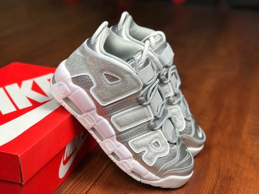 Nike Air More UPTEMPO 耐克皮蓬系列 唯一正确版 篮球鞋 情侣鞋 法兰西  染日不落  黑金  白蓝 葡萄三色 冰淇淋  紫绿变色龙 商品图2