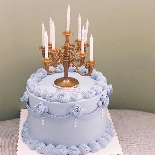 复古烛台蛋糕cosmos艺术蛋糕