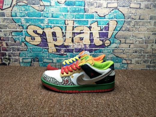 耐克Nike  What The sb Dunk High 鸳鸯 拼接涂鸦 低帮开拓者休闲滑板 商品图1