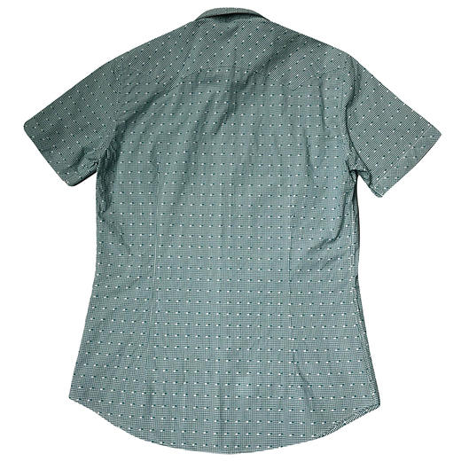 Marco Azzali 白绿格交织衬衫 C3655700 商品图1