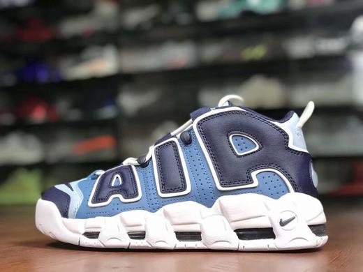 Nike Air More Uptempo 96 QS'Denim' 皮蓬初代系列经典高街百搭休闲运动文化篮球鞋“牛仔丹宁三色 皮蓬全新牛仔布拼接人气配色 商品图1