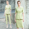 IWY/黄绿色五分短袖西装长裤套装12C1+12P1+12S1 商品缩略图10