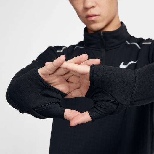 Nike耐克 Therma Element 3.0 男款半长拉链跑步长袖T恤 商品图5