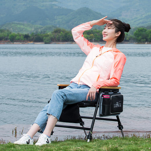 空钩悟道2020多功能钓椅 新款超轻便携钓鱼椅全地形铝合金折叠小椅子 商品图3