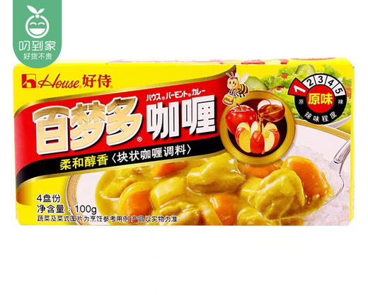 好侍百梦多咖喱（原味1号）/1盒（100g）生产日期：25年9月补单专用 商品图5