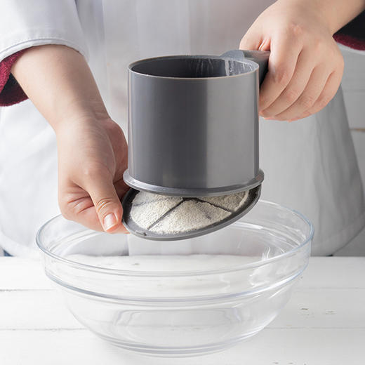 焙可美加盖面粉筛升级版带盖子带刻度烘焙精准过筛用量