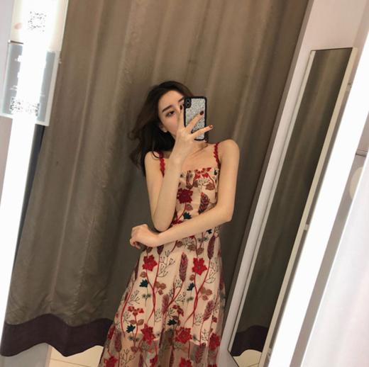 【服饰鞋包】*法式小众复古裙山本少女新款超仙女裙桔梗裙吊带连衣裙子 商品图2