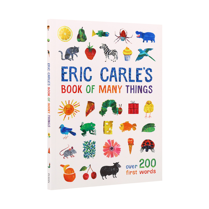 #小彼恩童书【点读版】Eric Carle's book of many things艾瑞卡尔的词典