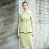 IWY/黄绿色五分短袖西装长裤套装12C1+12P1+12S1 商品缩略图9