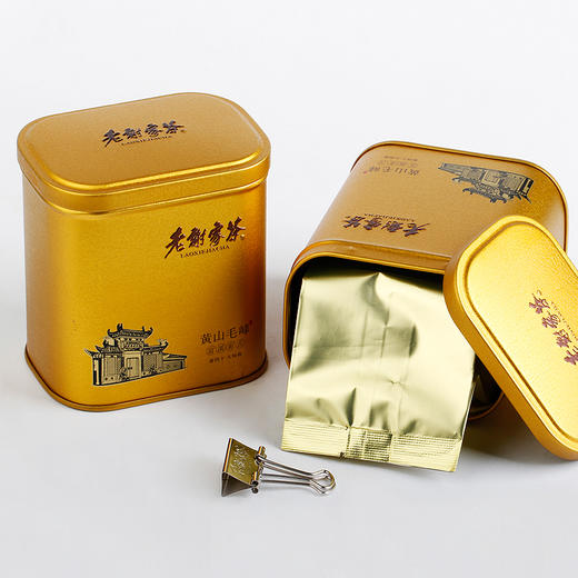 老谢家茶 黄山毛峰 富溪雀舌单罐50g 商品图1