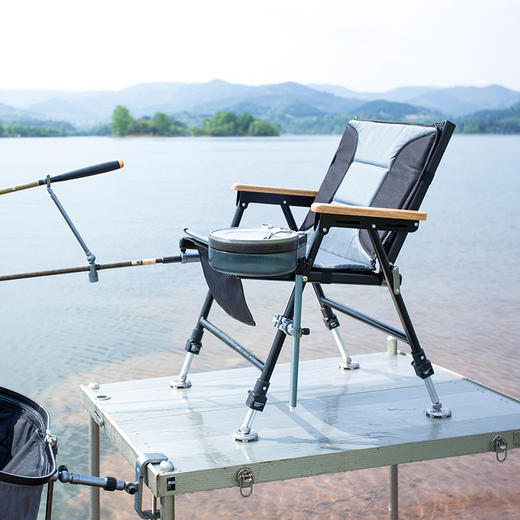 空钩悟道2020多功能钓椅 新款超轻便携钓鱼椅全地形铝合金折叠小椅子 商品图0