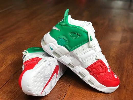 Nike Air More UPTEMPO 耐克皮蓬系列 唯一正确版 篮球鞋 情侣鞋 法兰西  染日不落  黑金  白蓝 葡萄三色 冰淇淋  紫绿变色龙 商品图0