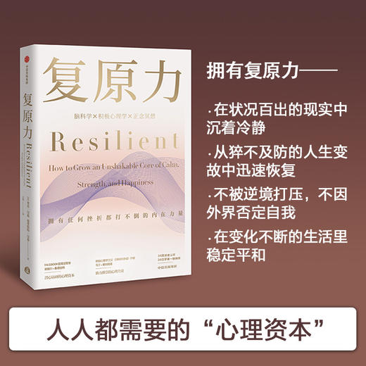 复原力 里克汉森 著  积极心理学 脑科学 收获幸福 面对逆境 心理资本中信出版社图书 正版 商品图1