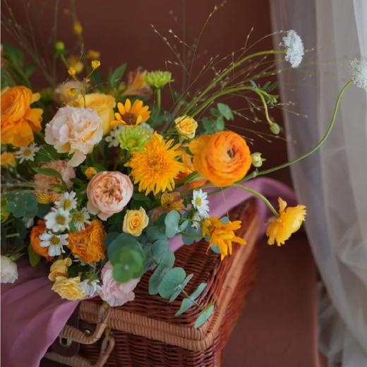 橙色系桌花 商品图2
