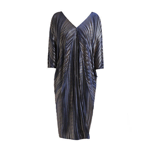 MQ-ME201春夏新款高端褶皱大码胖mm贵夫人连衣裙YY 商品图3