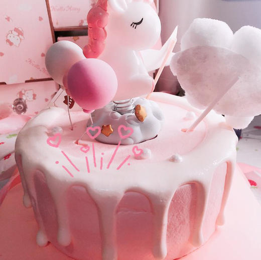 筑梦天马独角兽鲜奶蛋糕—儿童新款（福州） 商品图2