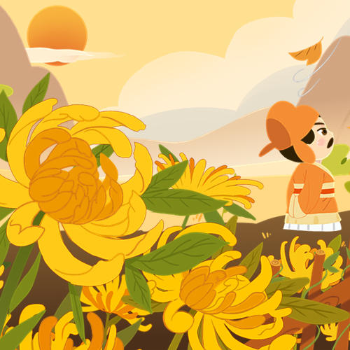 216 婷婷唱古文-寒菊-伴奏/曲谱