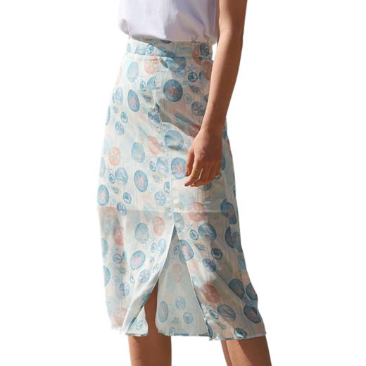 欧芮儿夏装新款雪纺半身裙A字裙 商品图3