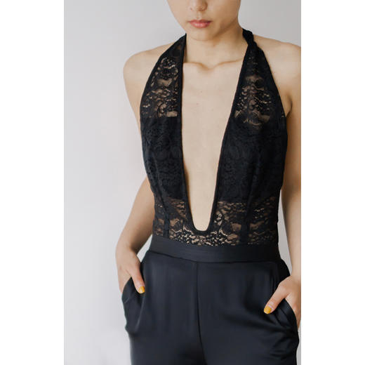 CG｜Studio 54 Lace TOP 04_105 [深V蕾连体衣] 商品图0