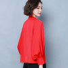 F-NL9381长袖宽松灯笼袖新款上衣雪纺衫 商品缩略图4