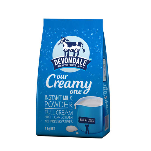 澳洲进口德运全脂高钙成人 老人 学生 牛奶粉1kg【一般贸易】 商品图3