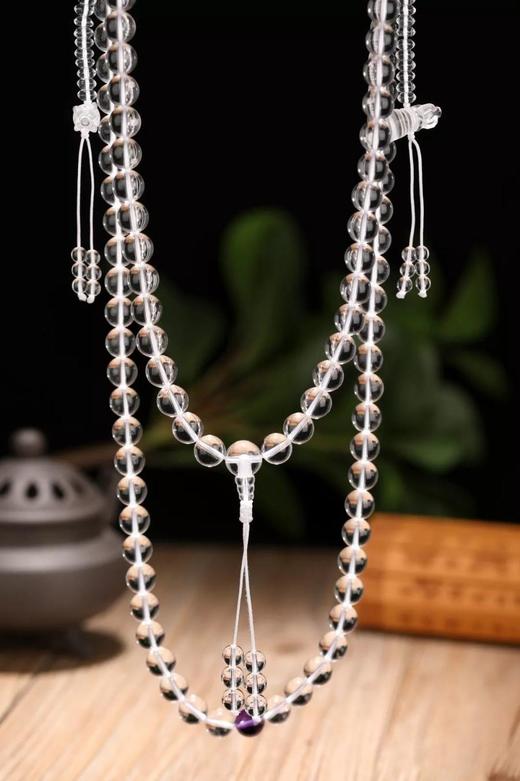 白水晶108颗念珠（满字款） 商品图4