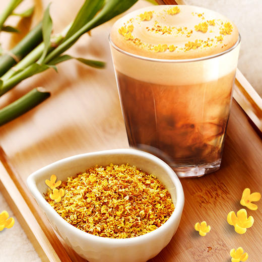 雀巢咖啡特调系列桂花板栗风味即溶咖啡饮品8x15g/盒