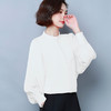 F-NL9381长袖宽松灯笼袖新款上衣雪纺衫 商品缩略图1