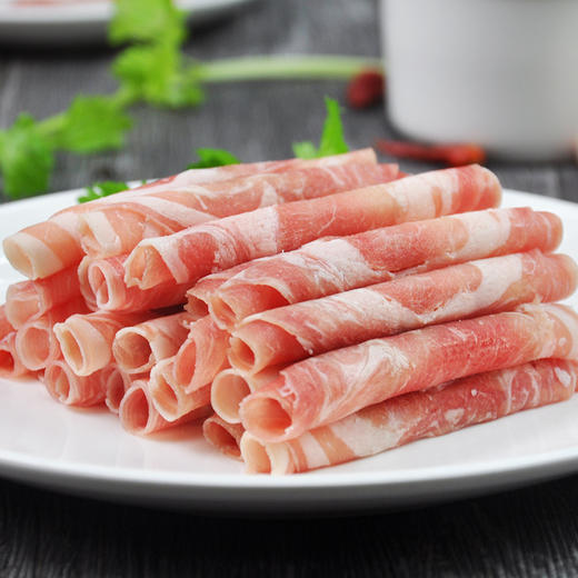 精制羊肉卷200g 鲜嫩羔羊 肉质细腻 香气四溢 涮锅 商品图2